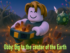 Lojë Obby: Dig to the center of the Earth