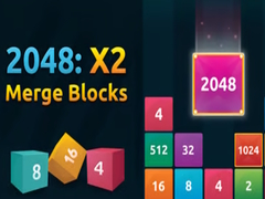 Lojë 2048:X2 Merge Blocks