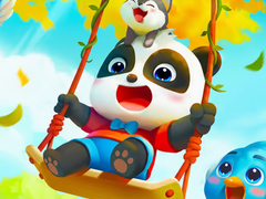 Lojë Jigsaw Puzzle: Baby Panda Autumn Picnic Friends