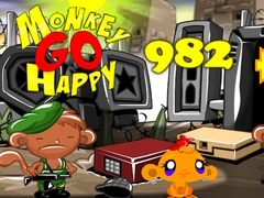 Lojë Monkey Go Happy Stage 982
