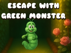 Lojë Escape With Green Monster