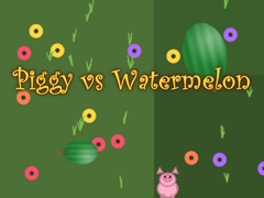 Lojë Piggy vs Watermelon