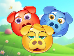 Lojë Bubble Piggies