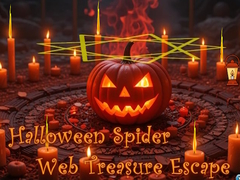 Lojë Halloween Spider Web Treasure Escape