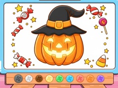 Lojë Coloring Book: Halloween Pumpkin