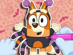 Lojë Coloring Book: Halloween Spooky Bingo & Bluey