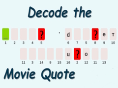 Lojë Decode the Movie Quote
