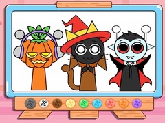 Lojë Coloring Book: Incredibox Sprunki Halloween