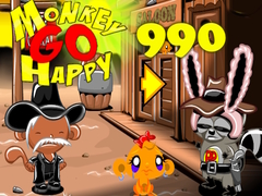 Lojë Monkey Go Happy Stage 990