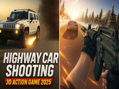 Lojë Highway Car Shooting 3D Action Game 2025