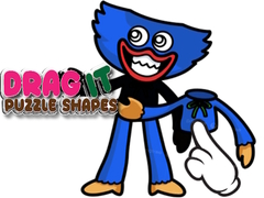 Lojë Drag it Puzzle Shapes