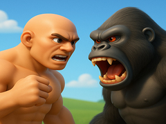Lojë Men Vs Gorillas