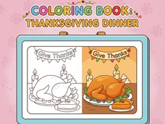 Lojë Coloring Book: Thanksgiving Dinner