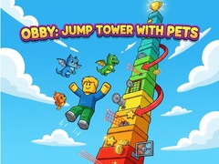 Lojë Obby: Jump Tower with Pets