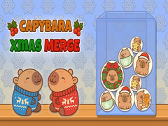 Lojë Capybara Xmas Merge
