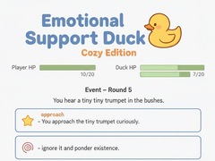 Lojë Emotional Support Duck