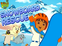 Lojë Go Diego Go! Snowboard Rescue 