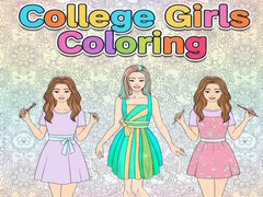 Lojë College Girls Coloring