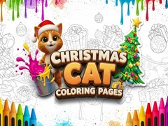 Lojë Christmas Cat Coloring Pages