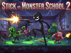 Lojë Stick vs Monster School 2