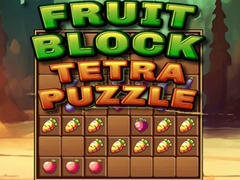 Lojë Fruit Block Tetra Puzzle