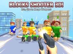 Lojë Blocks Shooter 3D! Run, Shoot, Merge Weapons!