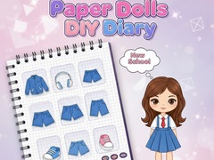 Lojë Paper Dolls DIY Diary