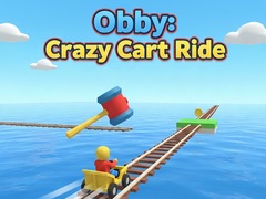 Lojë Obby: Crazy Cart Ride