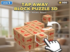 Lojë Tap Away Block Puzzle 3D