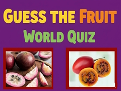 Lojë Guess The Fruit World Quiz