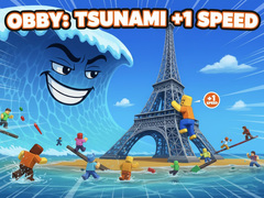 Lojë Obby: Tsunami +1 speed