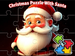 Lojë Christmas Puzzle With Santa