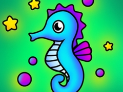 Lojë Seahorse Coloring
