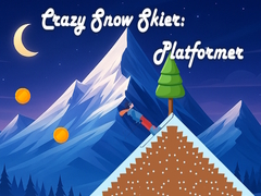 Lojë Crazy Snow Skier: Platformer