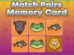 Lojë Match Pairs Memory Card