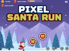 Lojë Pixel Santa Run