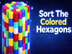 Lojë Sort The Colored Hexagons