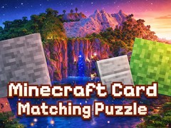 Lojë Minecraft Card Matching Puzzle