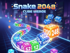Lojë Snake 2048: Cube Merge