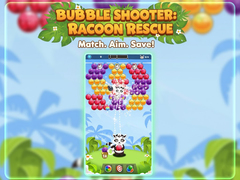 Lojë Bubble Shooter Raccoon Rescue