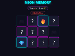 Lojë Neon Memory