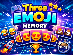 Lojë Three Emoji Memory