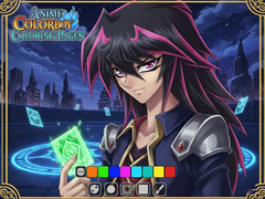 Lojë Anime Boy Coloring Pages