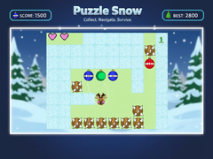 Lojë Puzzle Snow
