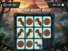 Lojë Dinosaur Memory Match
