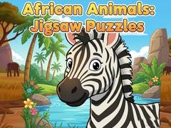 Lojë African Animals: Jigsaw Puzzles