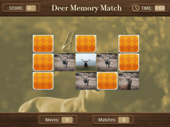 Lojë Deer Memory Match