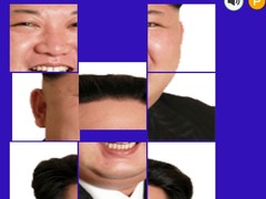 Lojë Kim Jong Un Tile Puzzle