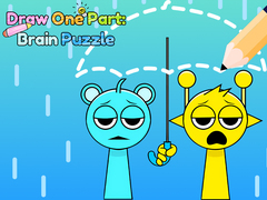 Lojë Draw One Part Brain Puzzle