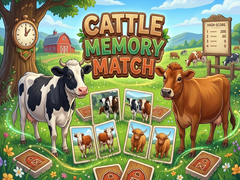 Lojë Cattle Memory Match
